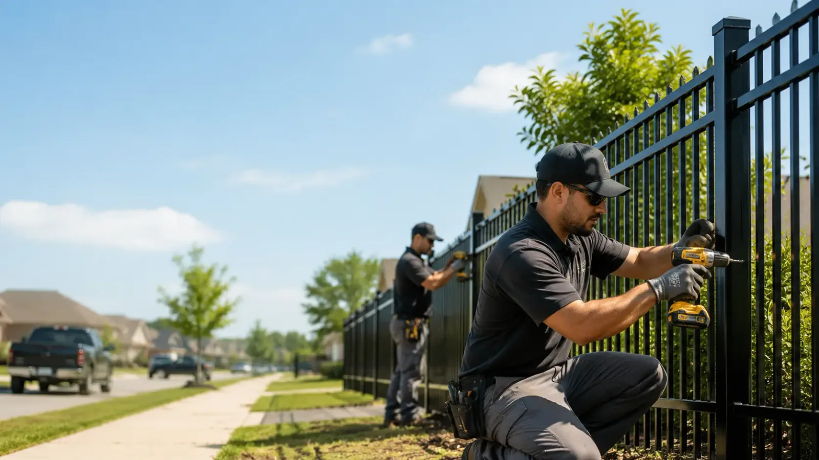 Metal Fence Installation in Moyock, NC